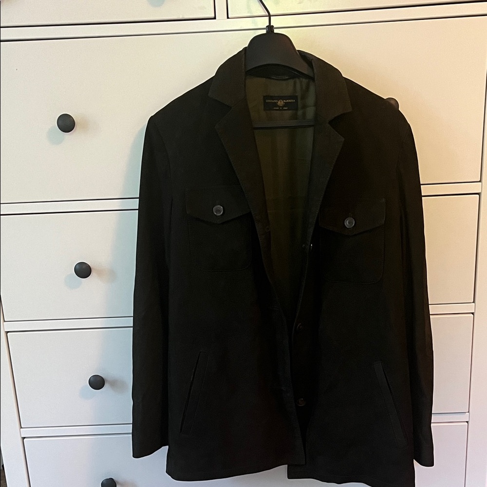 Men’s Luciano Barbera Suede Jacket